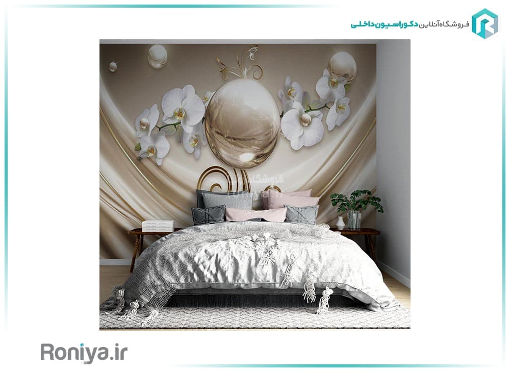 پوستر سه بعدی گل ارکیده 3DF-339 — تصویر ۴