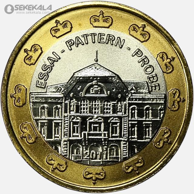 سکه 1 Xeros لیختن اشتاین 2011 (نمونه)(UNC)