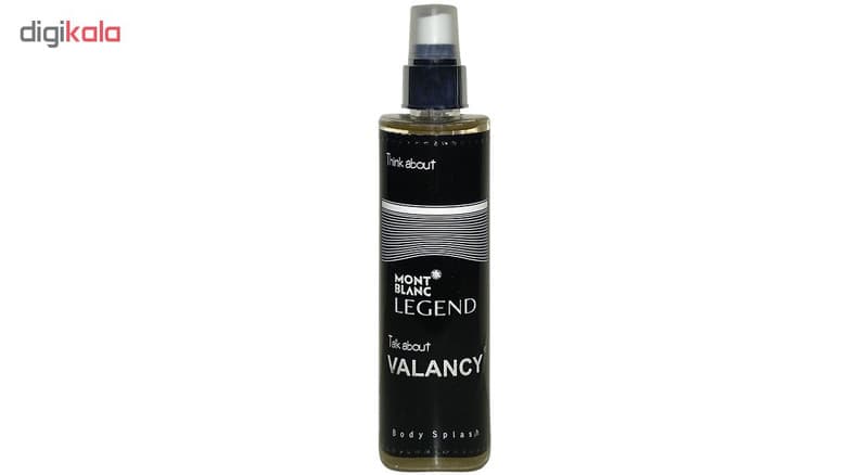 بادی اسپلش مردانه والانسی مدل Mont Blanc Legend حجم 200 میلی لیتر — تصویر ۳