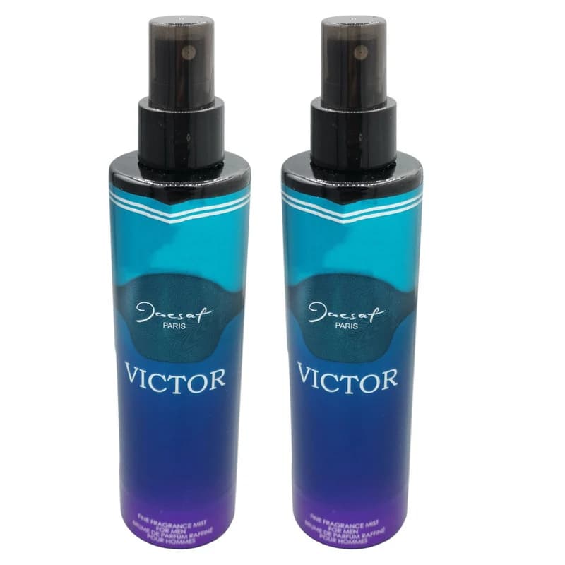 بادی اسپلش مردانه ژک ساف مدل Victor حجم 200 میلی لیتر مجموعه دو عددی — تصویر ۳