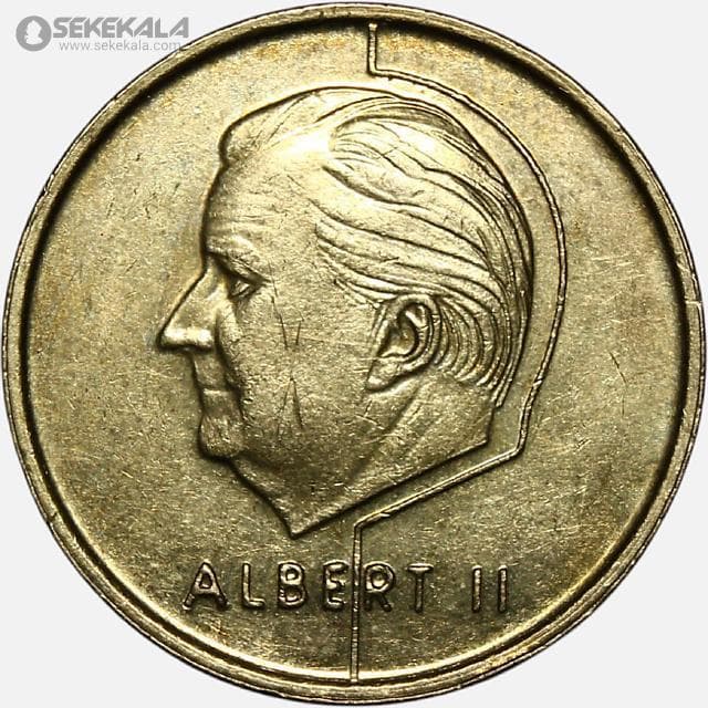 سکه 5 فرانک بلژیک 1994 (BELGQUIE)(آلبرت دوم)