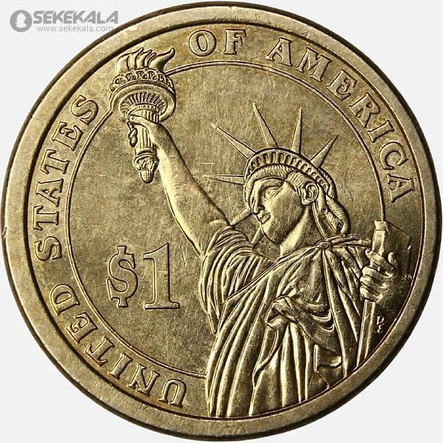 سکه 1 دلار ریاست جمهوری آمریکا 2007 (توماس جفرسون)(AU) — تصویر ۲