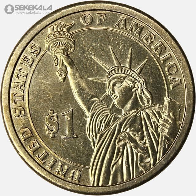 سکه 1 دلار ریاست جمهوری آمریکا 2007 (جیمز مدیسون) — تصویر ۲