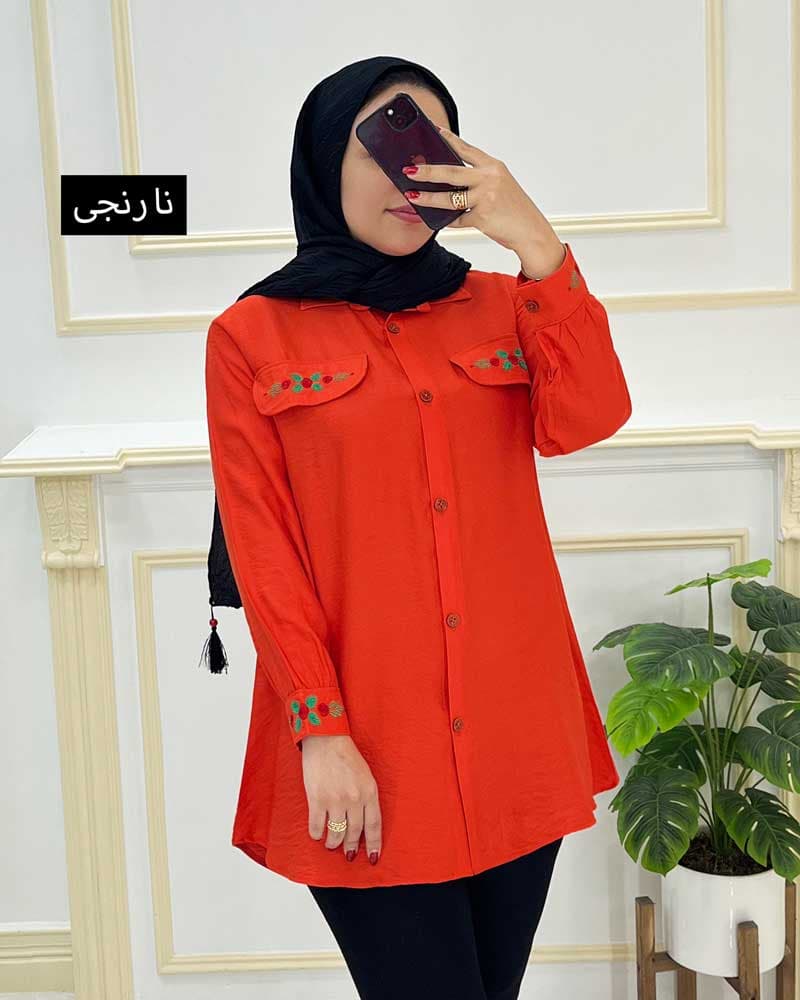 شومیزمانتویی بابوس جیب گلدوزی کد۸۵۰۴۸۲ — تصویر ۷