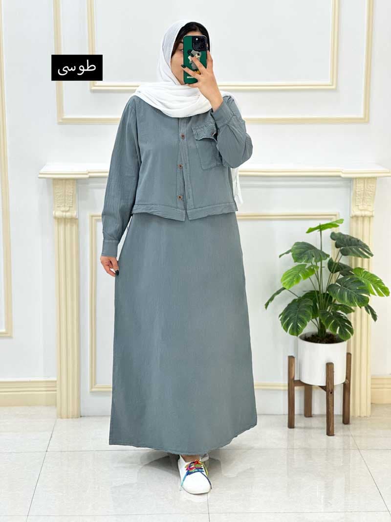 کت سارافون الیاف کد۴۰۸۱۲۸ — تصویر ۴