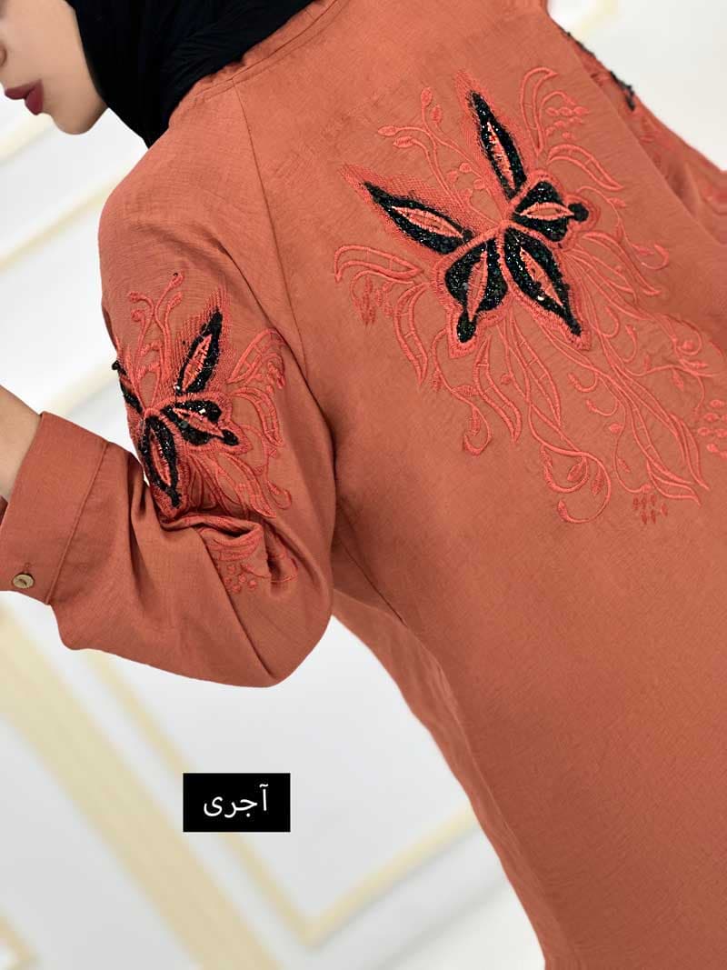 مانتومزونی گلدوزی کد۲۲۷۶۹۴ — تصویر ۷