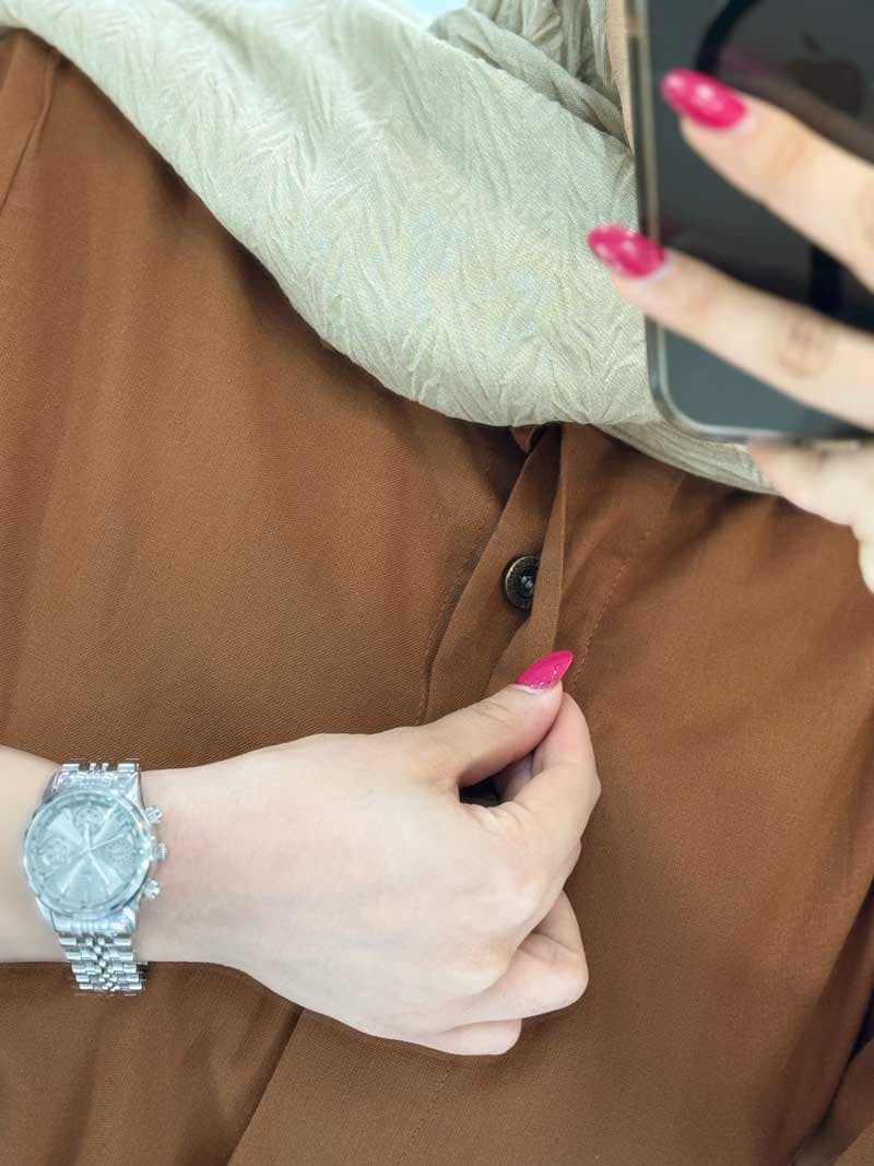 مانتوعروسکی کاترین کد 968174 — تصویر ۳