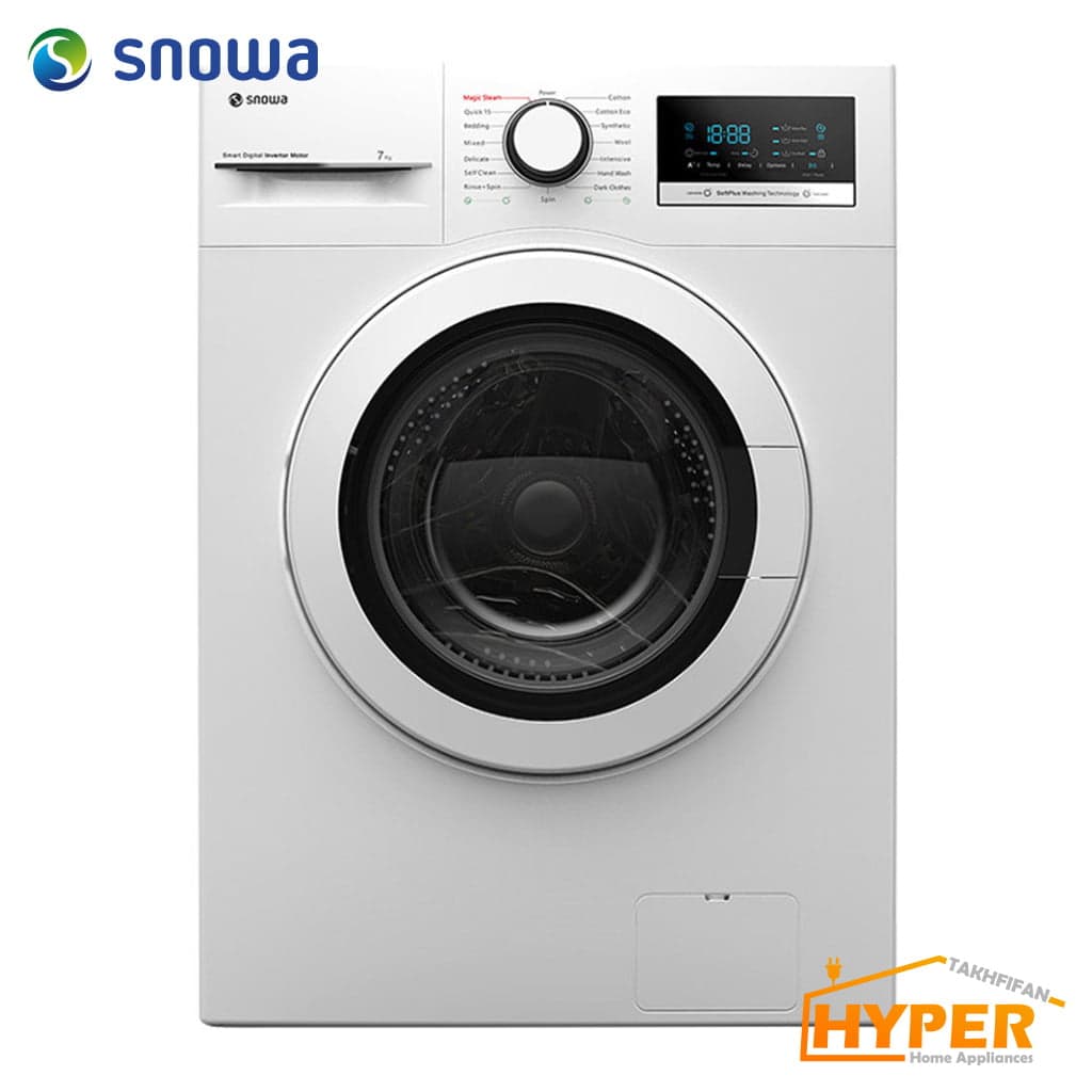 ماشین لباسشویی اسنوا SWM-72300 سفید 7 کیلویی