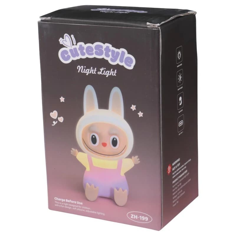 چراغ خواب طرح لبوبو Cutestyle zh-199 کد 155 — تصویر ۱۰