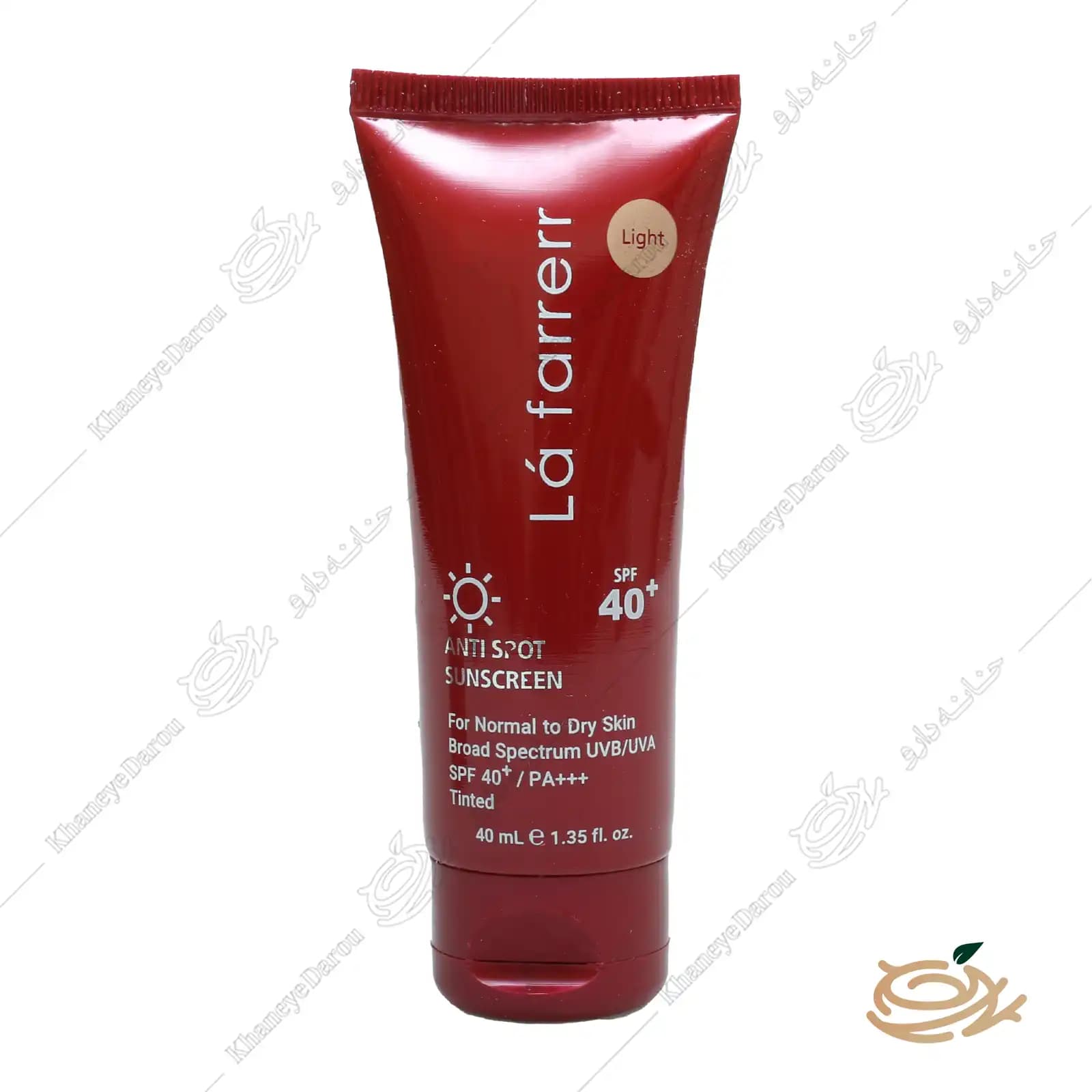 کرم ضد آفتاب ضد لک رنگی لافارر پوست خشک SPF40 — تصویر ۲