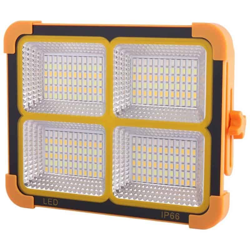 پروژکتور سیار شارژی و پاور بانک خورشیدی Led Solar Light کد 2 — تصویر ۳