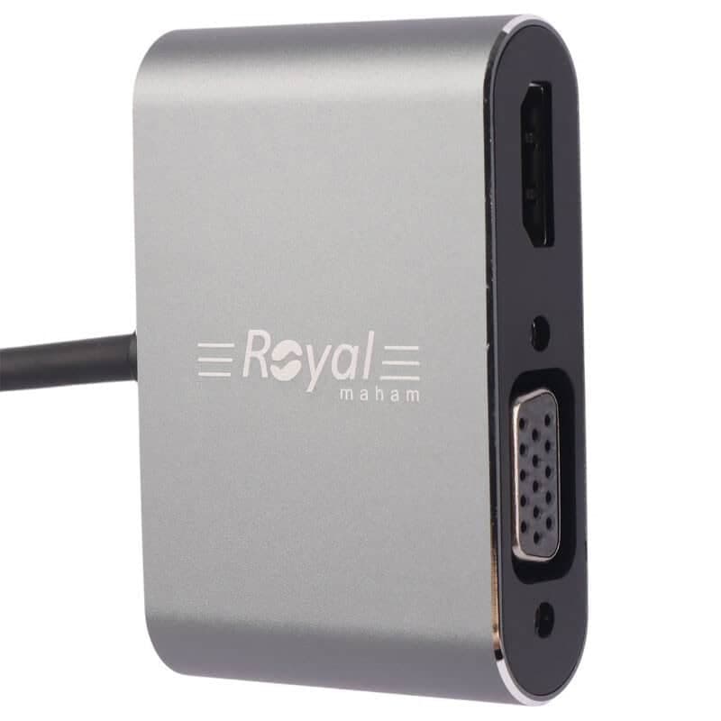 هاب 4 پورت Type-C رویال RHC-2001 — تصویر ۳