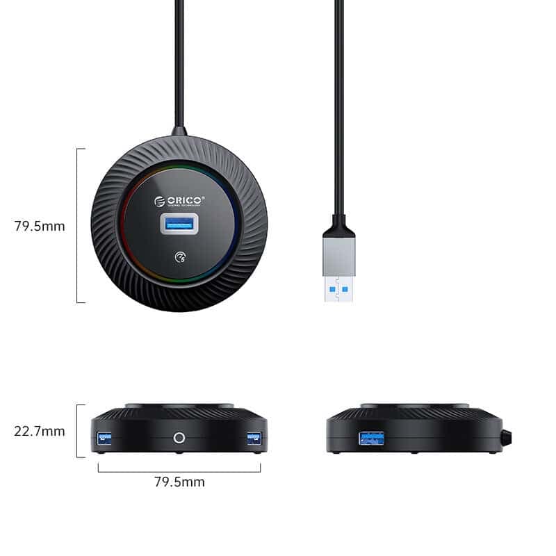 هاب 4 پورت USB 3.0 اوریکو YKR4-U3 — تصویر ۵