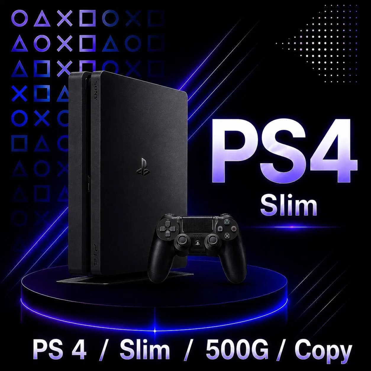 کنسول بازی سونی مدل Playstation 4 Slim 500GB Copy