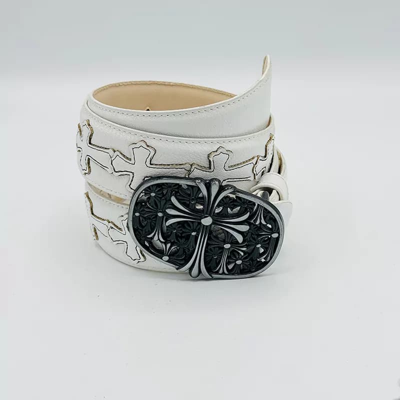 کمربند کروم هارتز پر صلیب کد 18 ( Chrome Hearts)