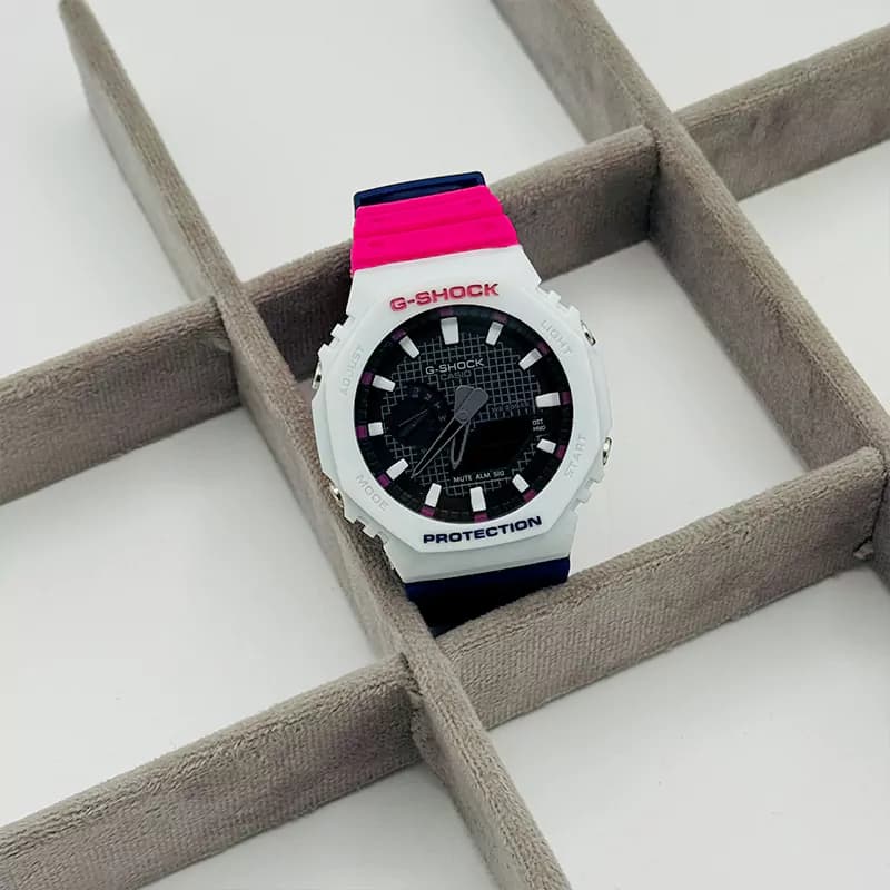 ساعت جی شاک G-shock دو رنگ پمپی