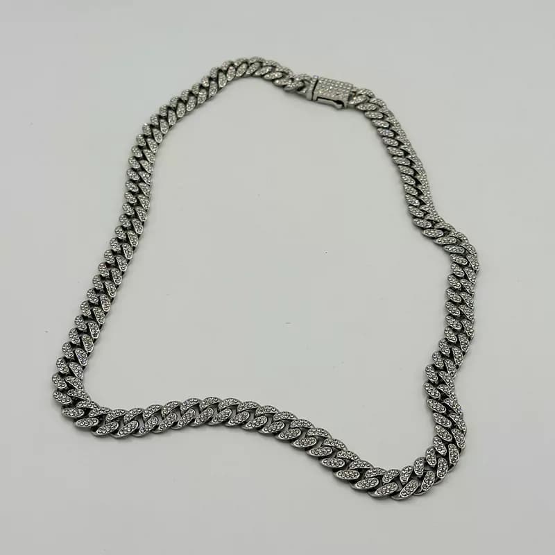 گردنبند چین فول نگین Ice Chain کد 5