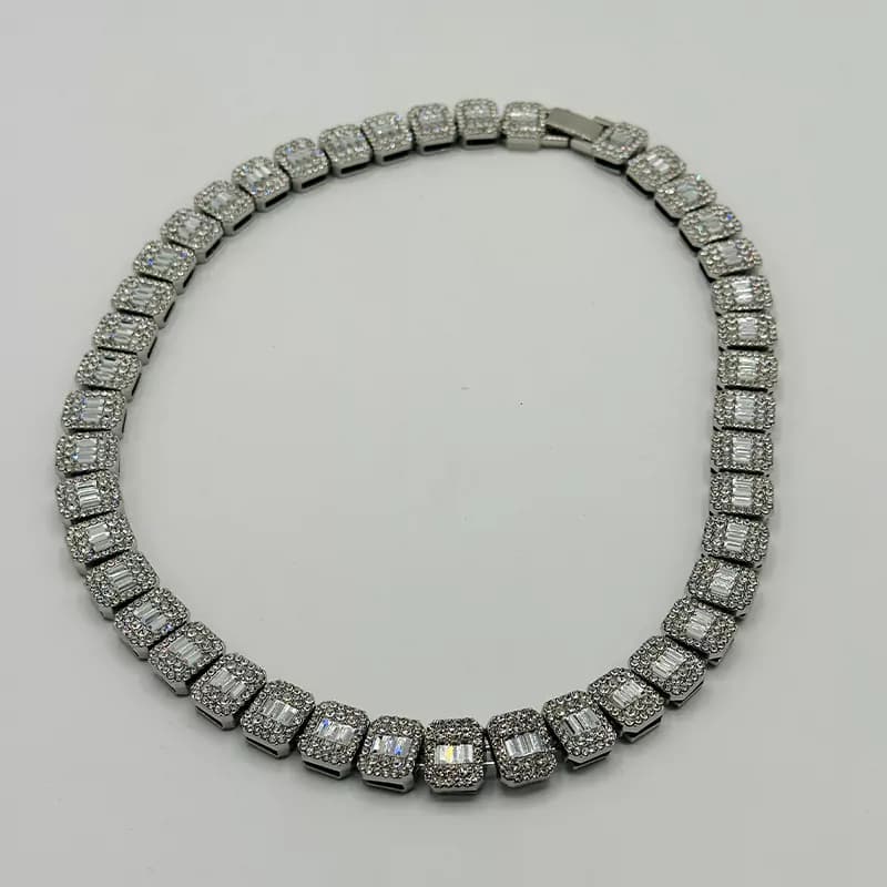 گردنبند چین فول نگین Ice Chain کد 3