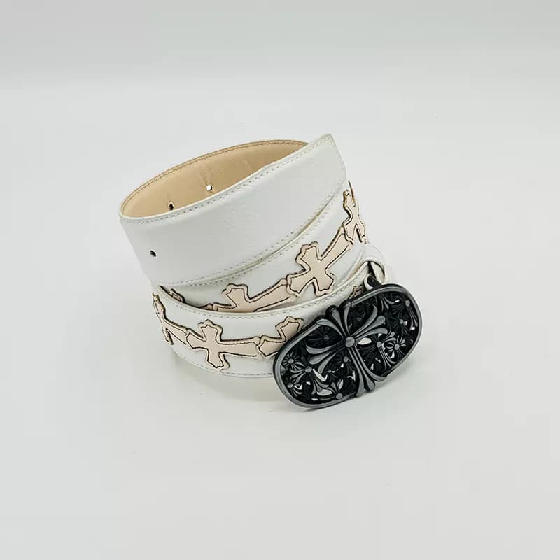 کمربند کروم هارتز پر صلیب کد 16 ( Chrome Hearts)