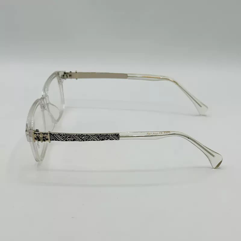 عینک کروم هارتز (Chrome Hearts) بی رنگ کد 11 — تصویر ۲