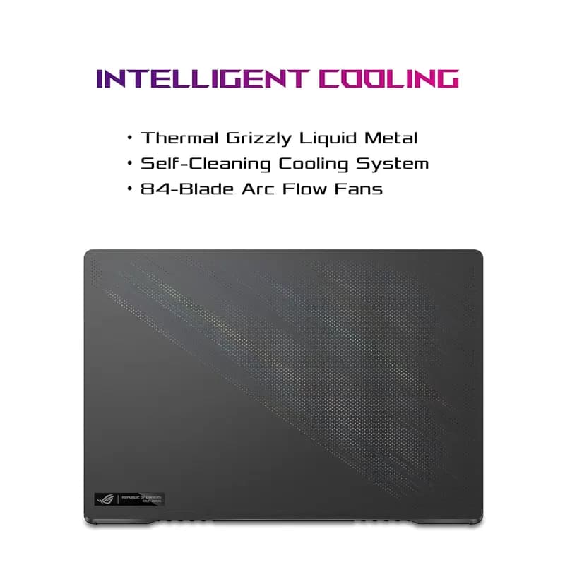 لپ ایسوس ASUS ROG Zephyrus G14 | Ryzen9-6900HS | 16G | 1T | 8GB RX6700S | 14”FHD 144Hz (اپن باکس) — تصویر ۷