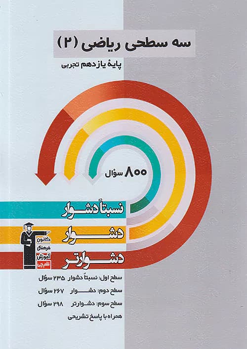 سه سطحی ریاضی یازدهم رشته تجربی قلم چی