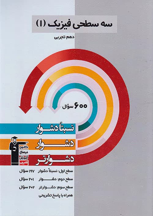 سه سطحی فیزیک دهم رشته تجربی قلم چی