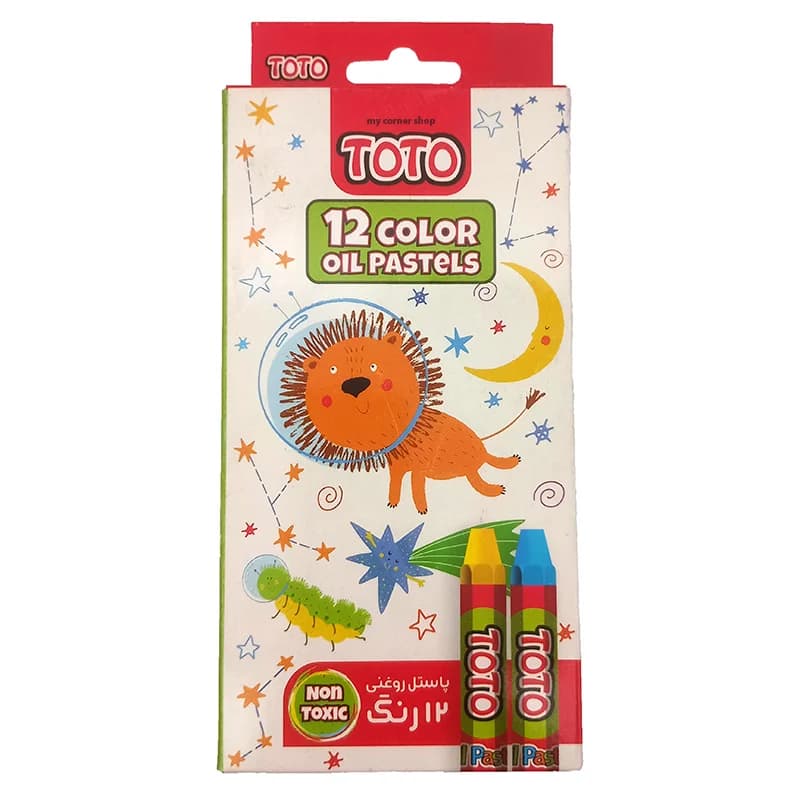 پاستل 12رنگ TOTO کد 016