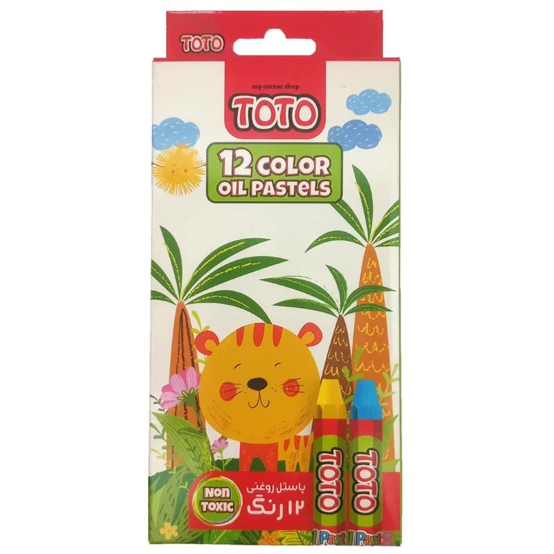 پاستل 12رنگ TOTO کد 016 — تصویر ۲