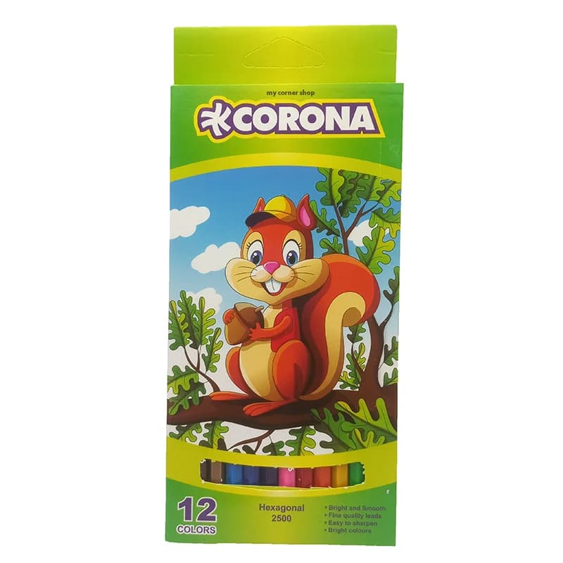 مداد رنگی 12رنگ CORONA کد 013