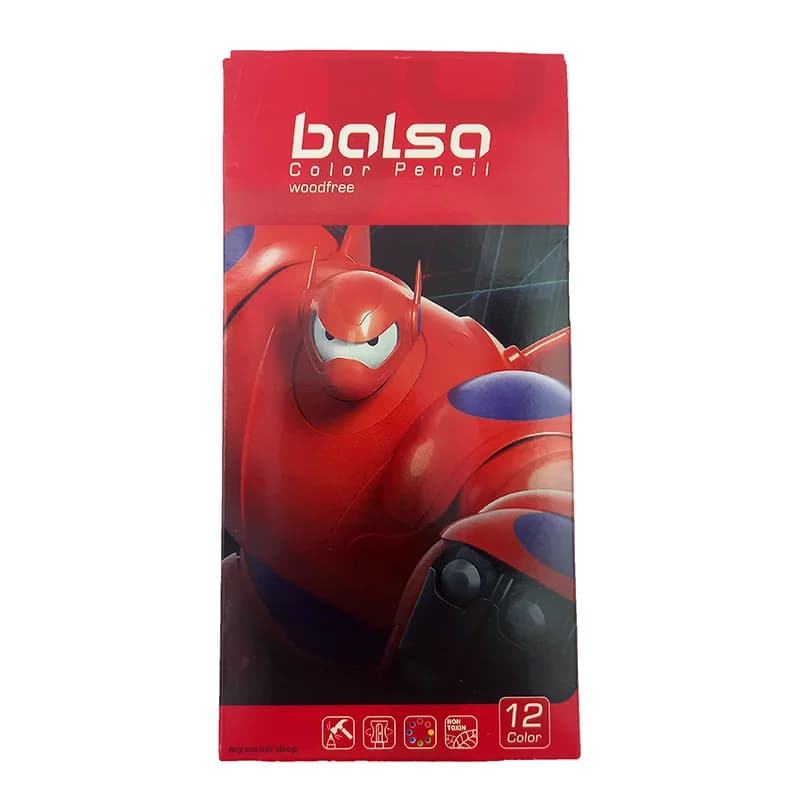 مداد رنگی 12رنگ balsa کد 005