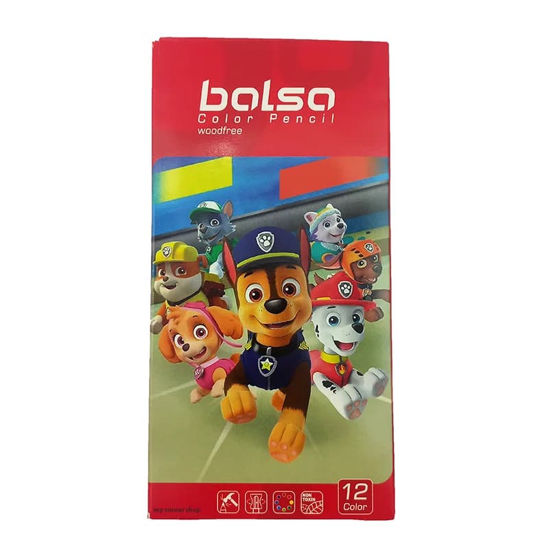 مداد رنگی 12رنگ balsa کد 004