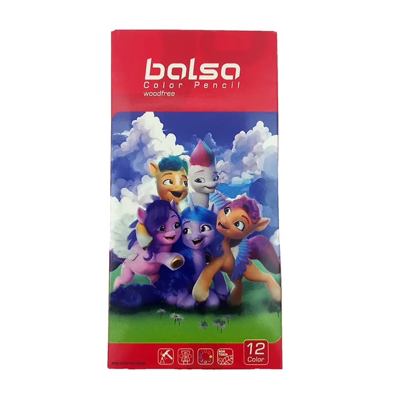 مداد رنگی 12رنگ balsa کد 003