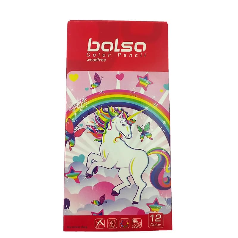 مداد رنگی 12رنگ balsa کد 002