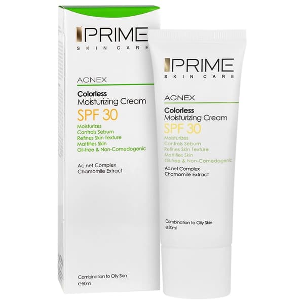 مرطوب کننده SPF 30 فاقد رنگ 50 میل پرایم