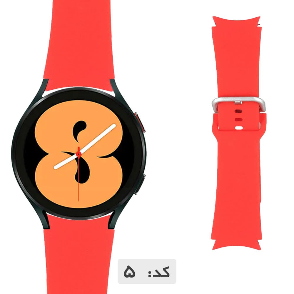 بند سیلیکونی سگکی ساعت سامسونگ Galaxy Watch 4 — تصویر ۶