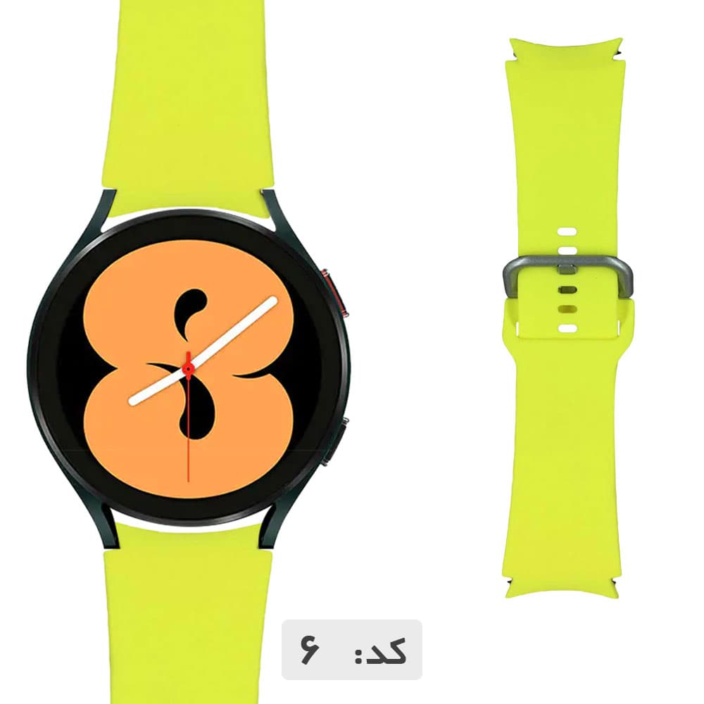 بند سیلیکونی سگکی ساعت سامسونگ Galaxy Watch 4 — تصویر ۷