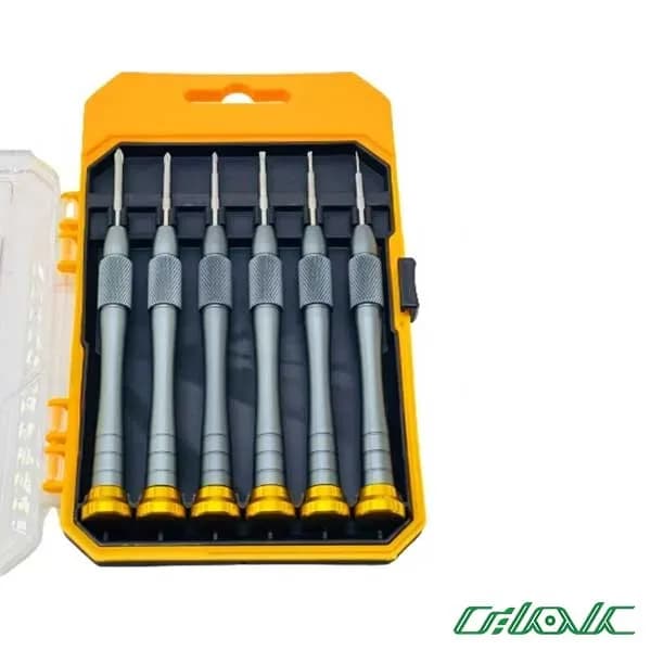 پیچ گوشتی ساعتی 6 عددی واستر مدل vp002 — تصویر ۲