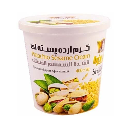 کرم ارده پسته 400g شیر رضا