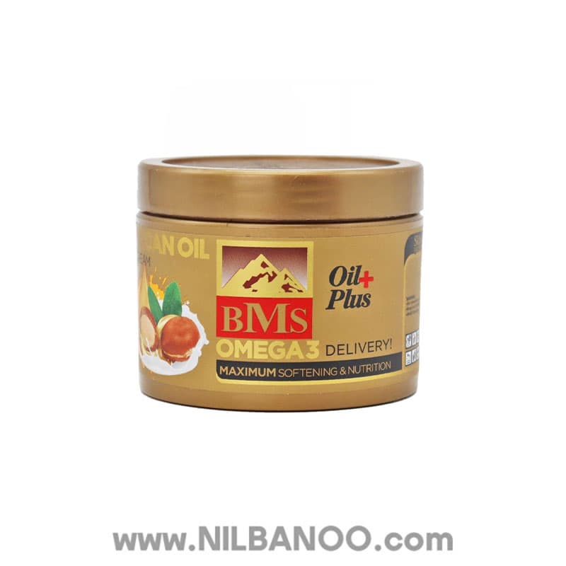 کرم نرم کننده روغن آرگان کاسه اي 200 گرم BMS — تصویر ۲