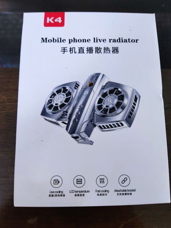 خنک کننده گوشی موبایل مدل K4 RGB کدm18541 — تصویر ۲
