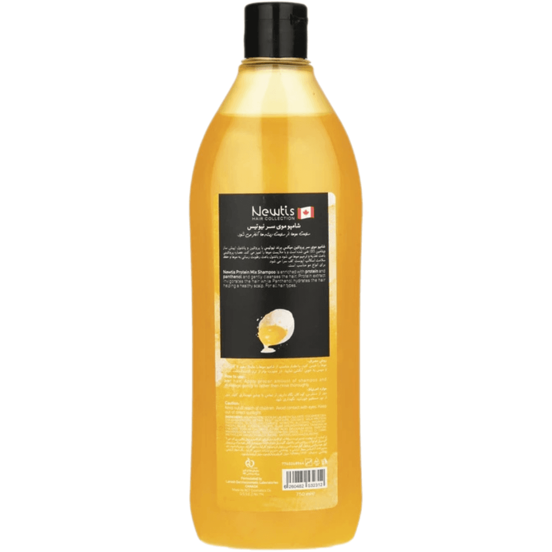 شامپو موي سر تخم مرغي پروتئين ميکس 750ML نيوتيس — تصویر ۳