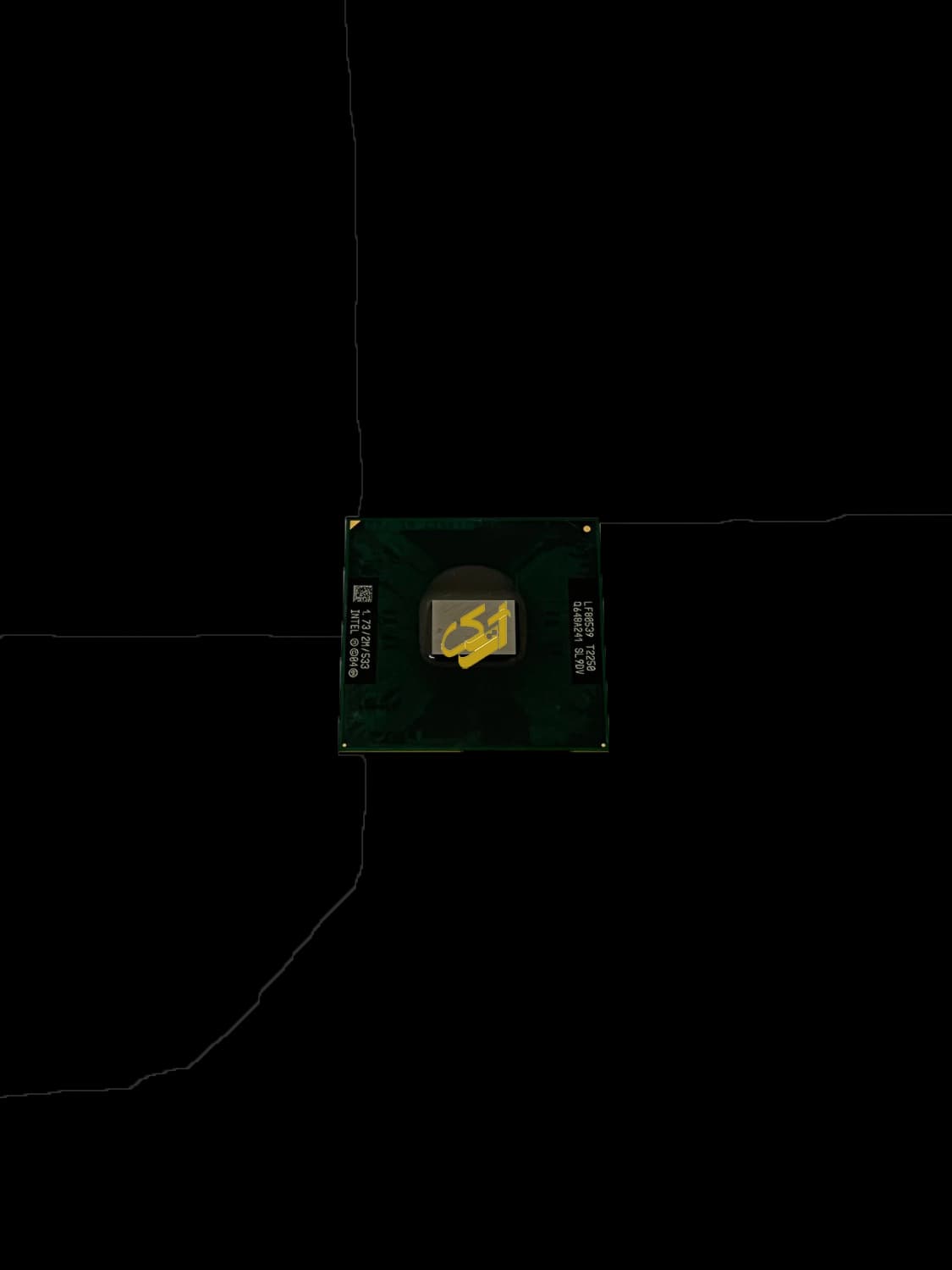 CPU لپ تاپ دو هسته ای Intel Core Due T2250 — تصویر ۲