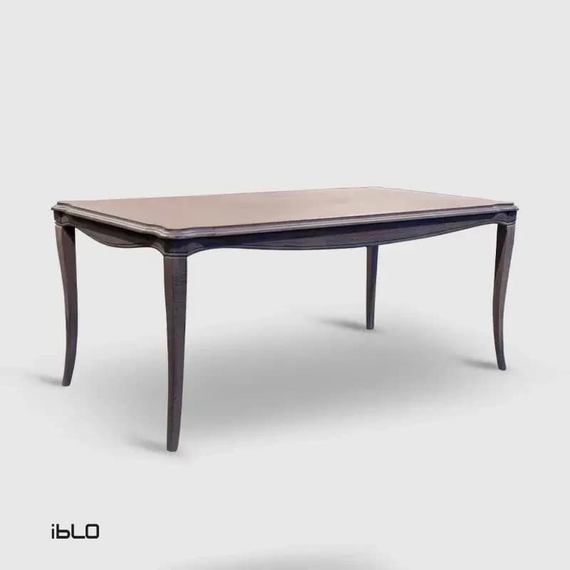 میز نهارخوری نئوکلاسیک 6 نفره لاوین (خودرنگ) — تصویر ۳