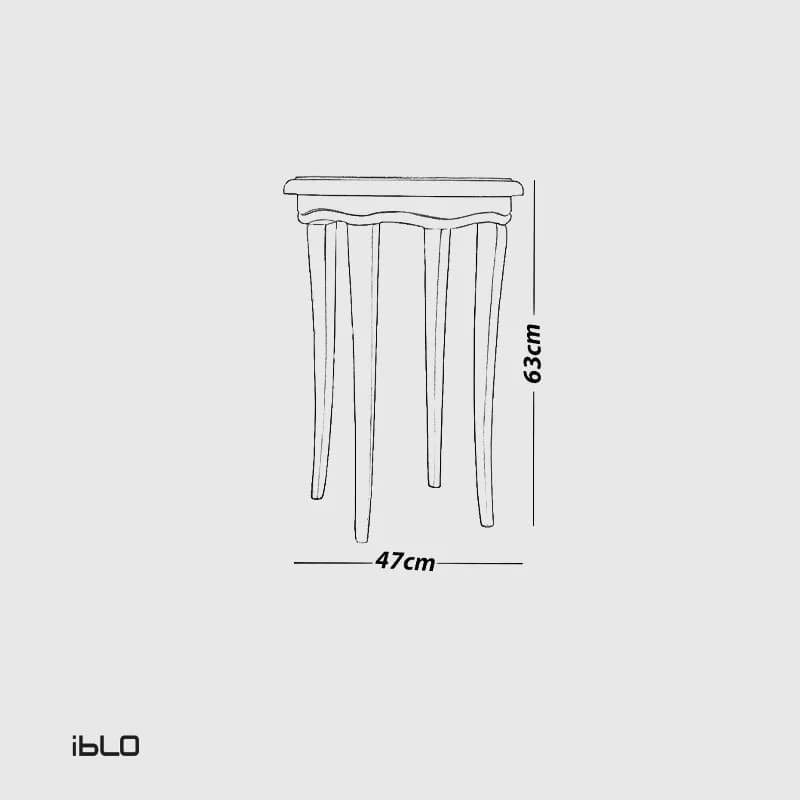میز استند لنا (بژ) — تصویر ۵