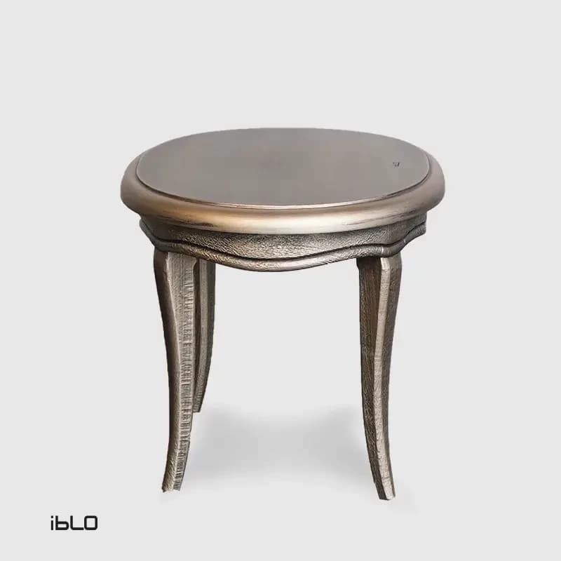 میز عسلی نئوکلاسیک لنا (بژ روشن) — تصویر ۲