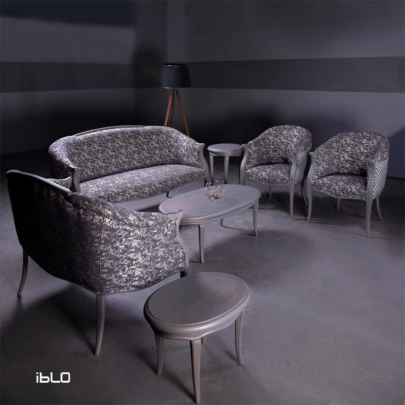 میز عسلی نئوکلاسیک لنا (طوسی) — تصویر ۶