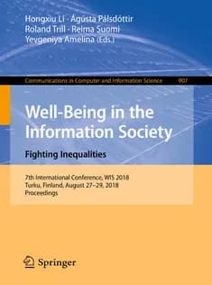 دانلود کتاب WellBeing in the Information Society. Fighting Inequalities