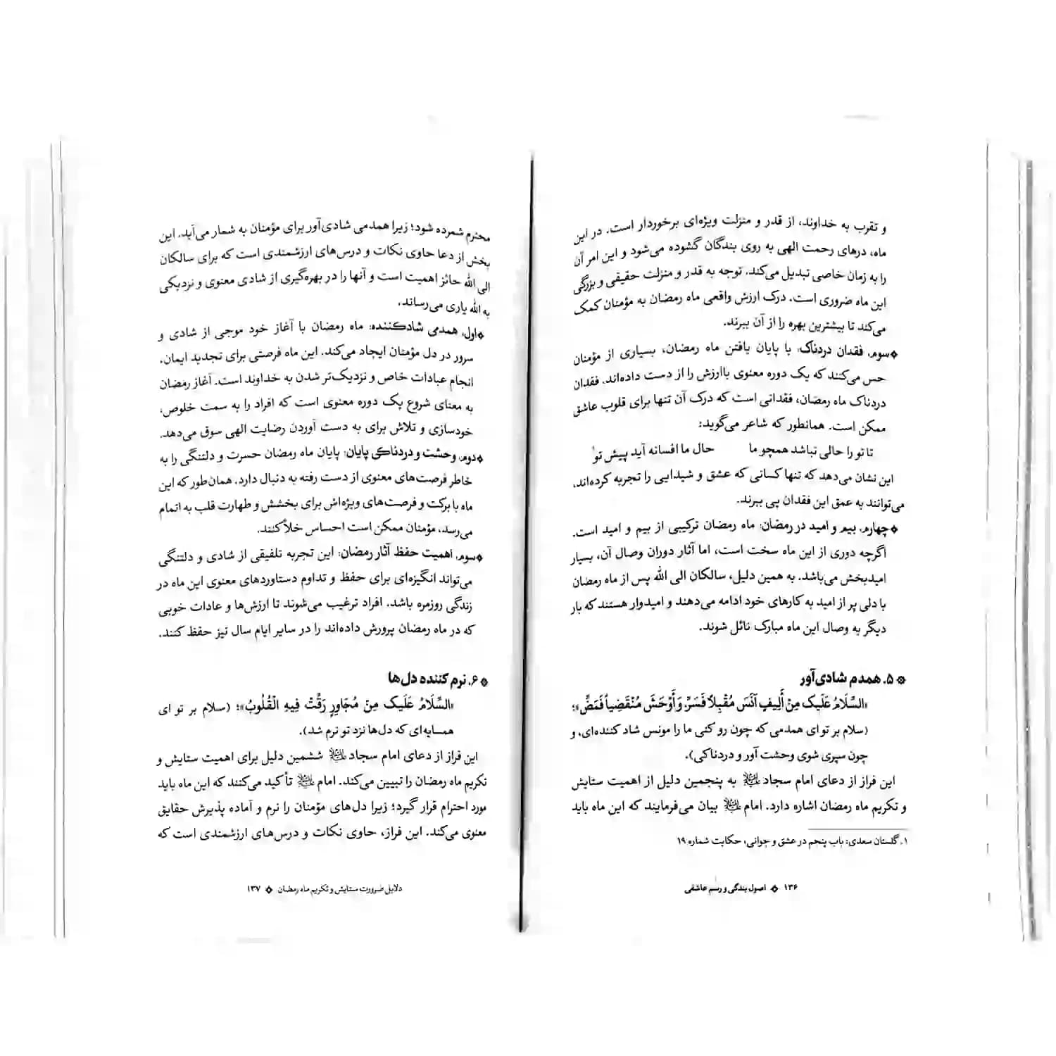 کتاب اصول بندگی و رسم عاشقی-شرح دعای چهل و پنجم صحیفه-استاد موسوی مطلق-واژه پرداز کد 104205 — تصویر ۵