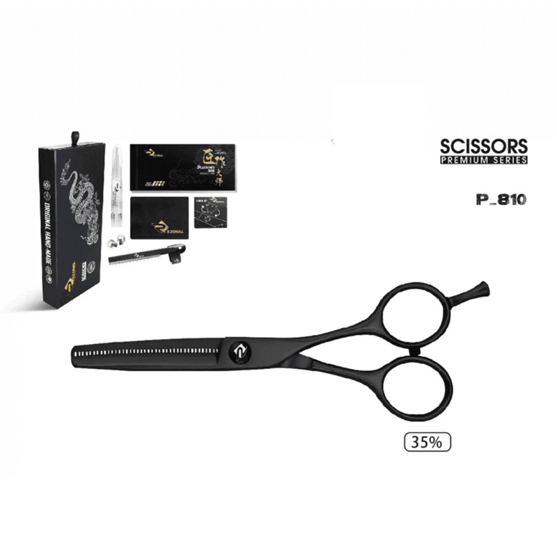 قیچی پیتاژ پریمیوم P-810 مشکی رزونال سایز “5.5